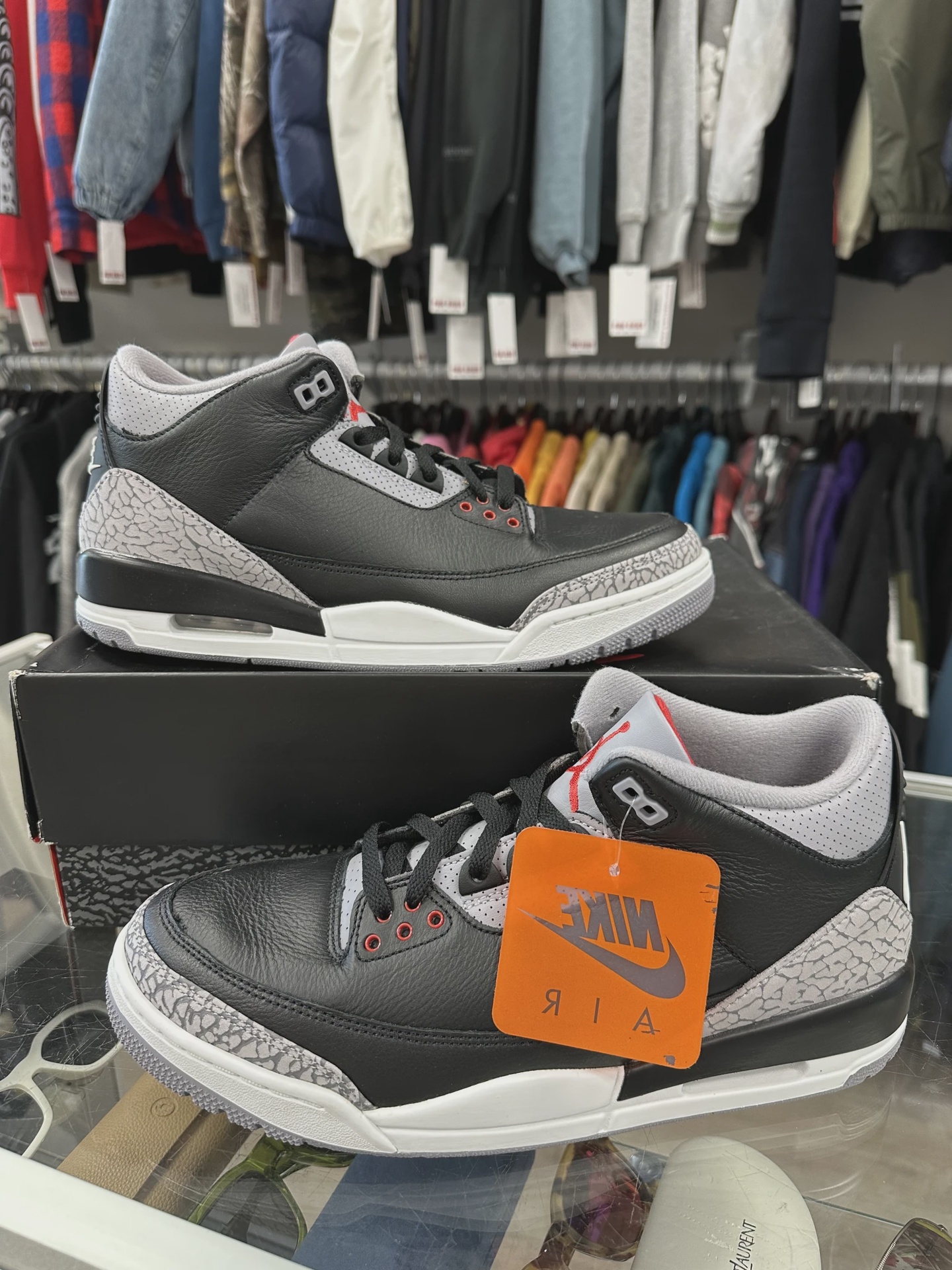 Jordan 3 Retro OG Black Cement (2024) • Pre-Owned [5100] 2