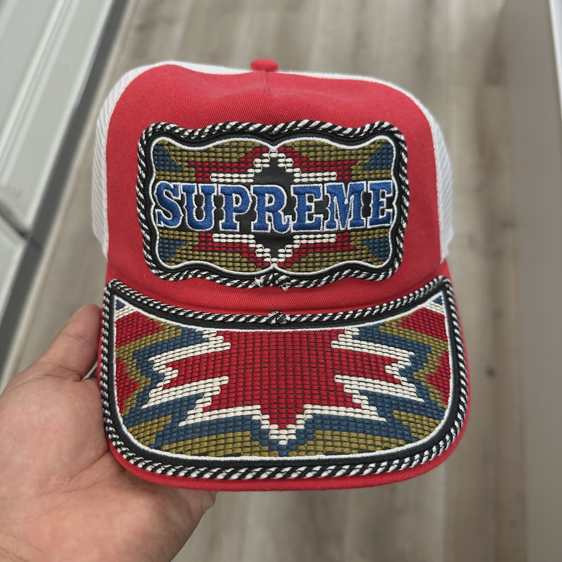 Supreme Trucker Hat Cowboy Style • Pre-Owned [2241] - photo 5