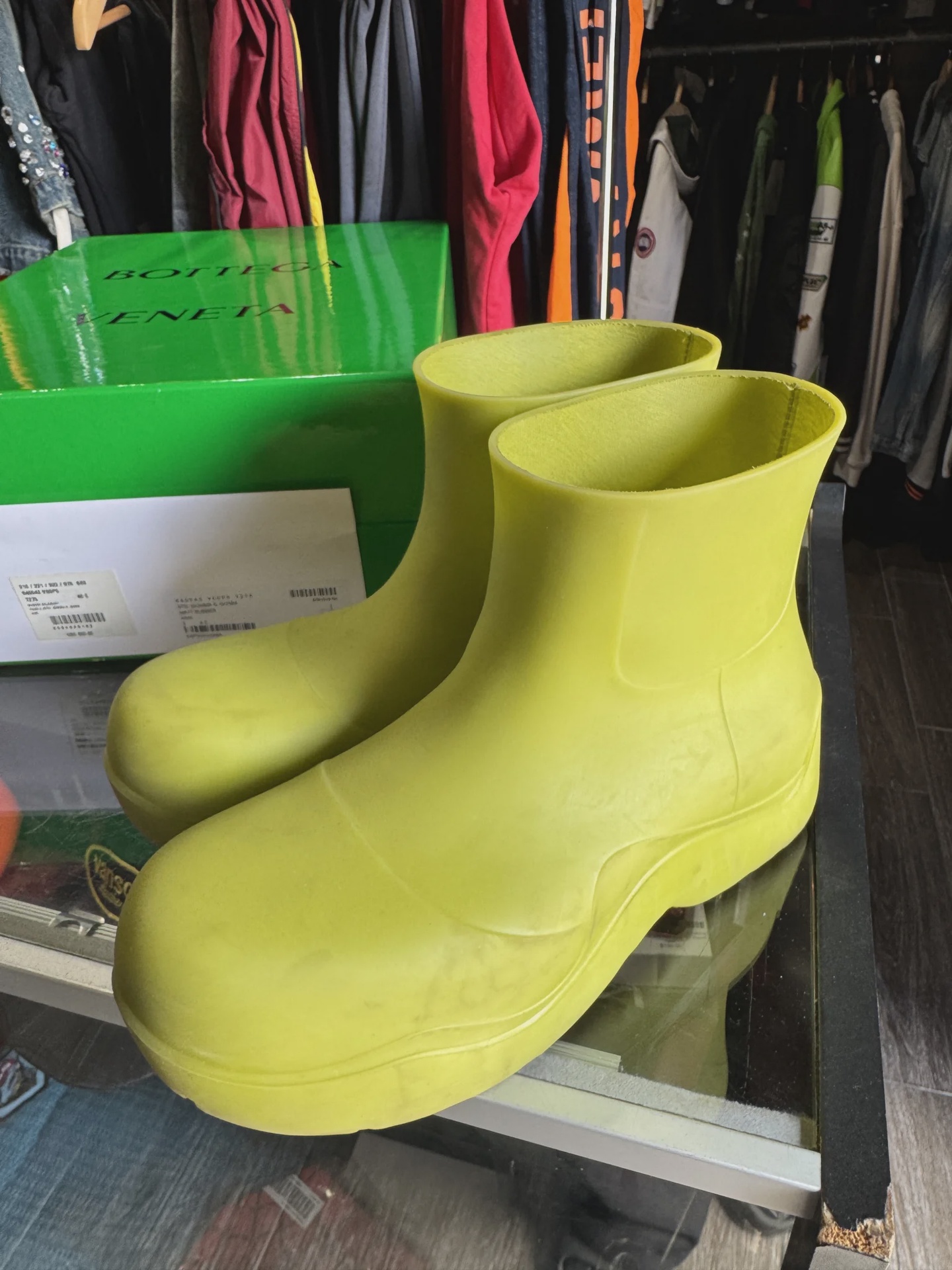 Bottega Rainboot Green  • Pre-Owned [6082] - photo 2