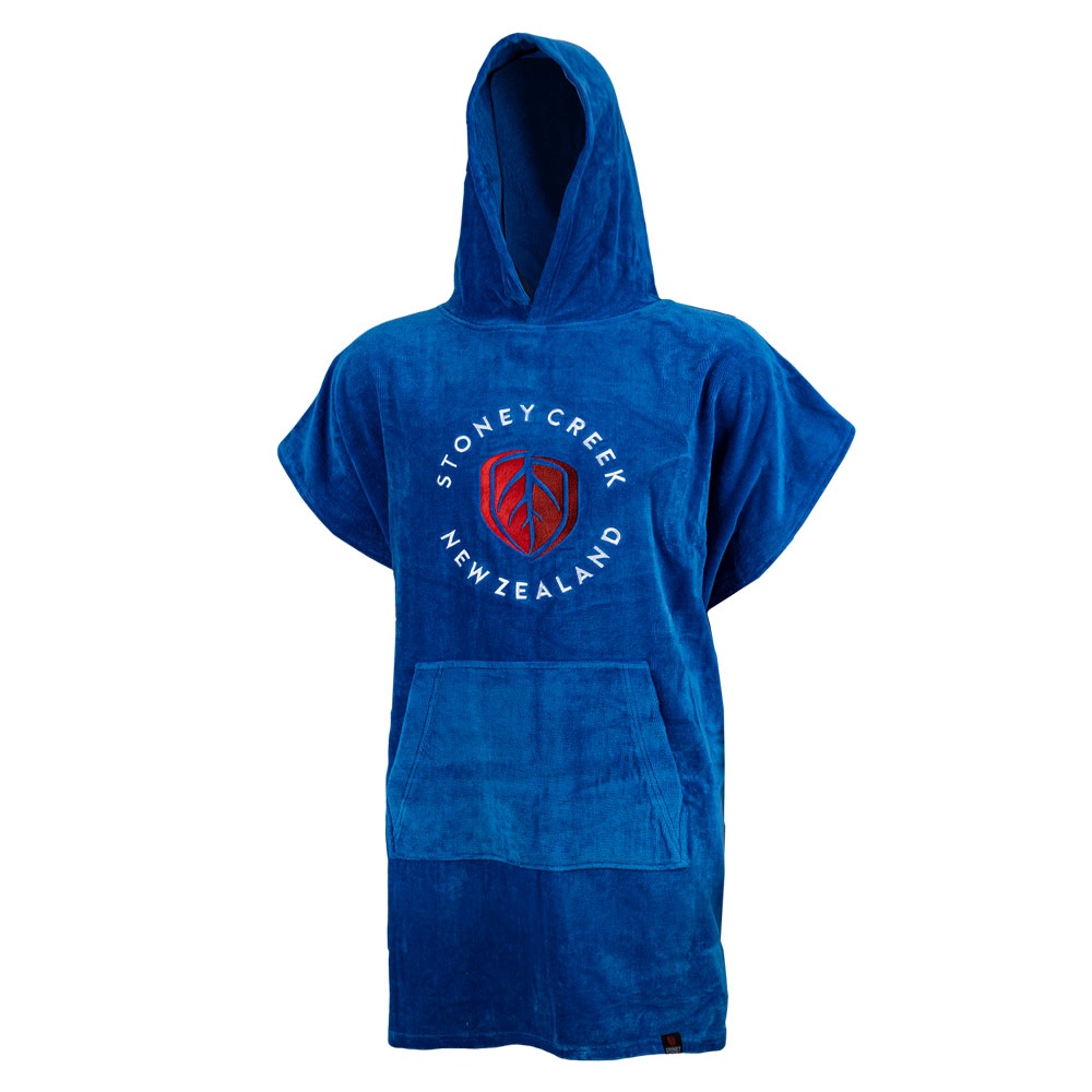 Stoney Creek Kids Towel Hoodie Strong Blue Product Image 31937
