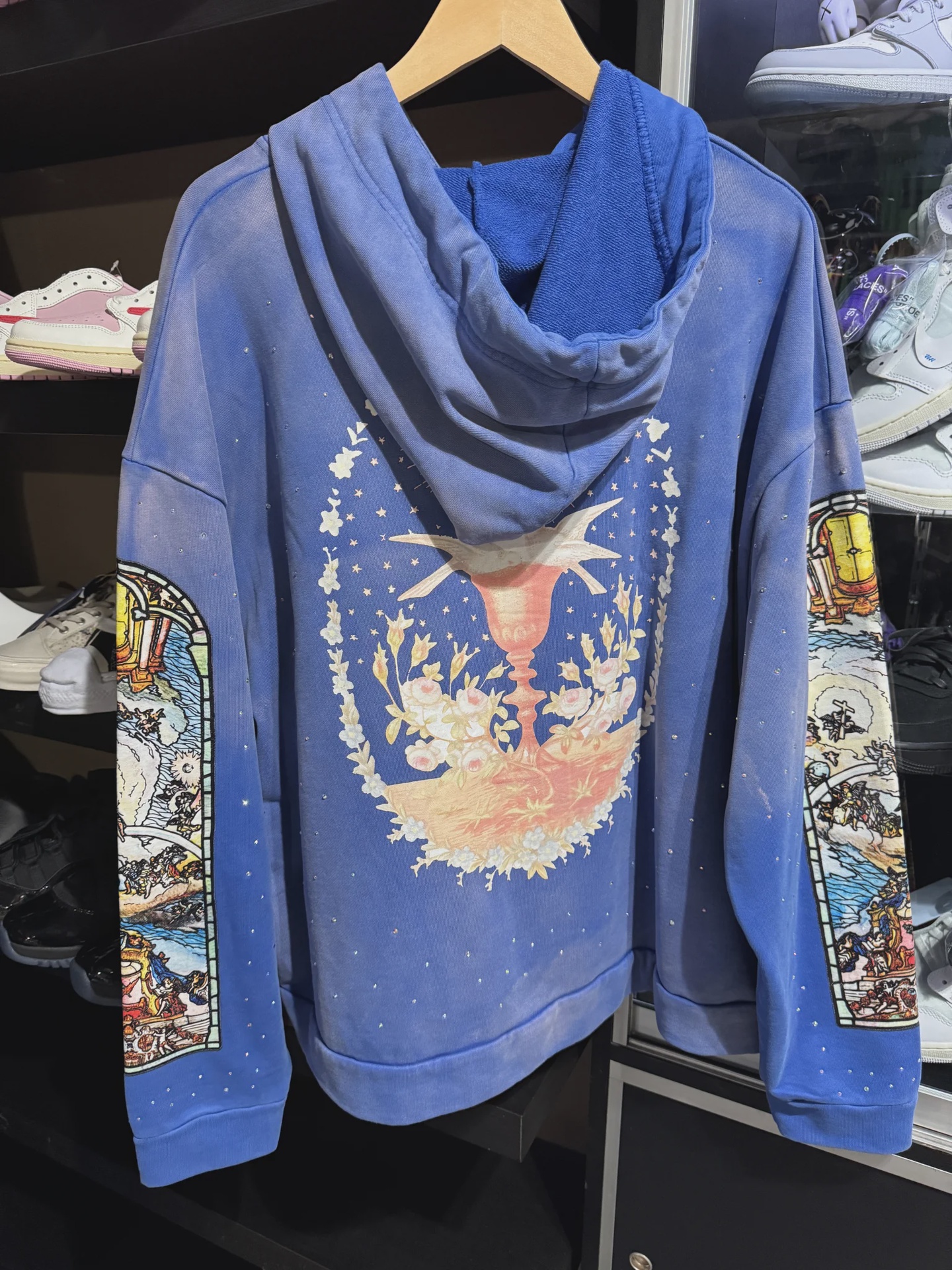 Who Decides War Blue Hoodie M • Pre-Owned [4676] - photo 2