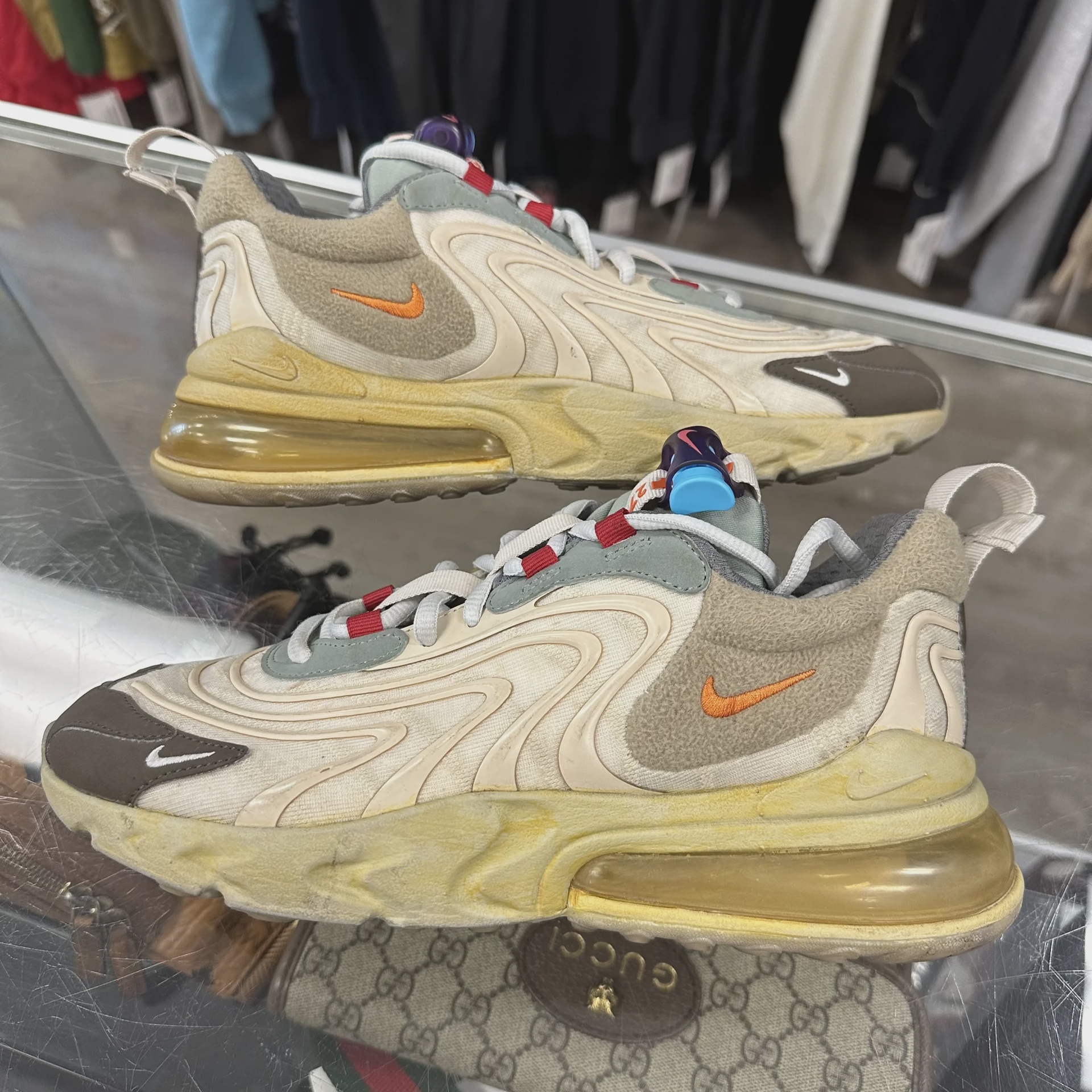 Nike Air Max 270 React ENG Travis Scott Cactus Trails  NO BOX [7679] - photo 2
