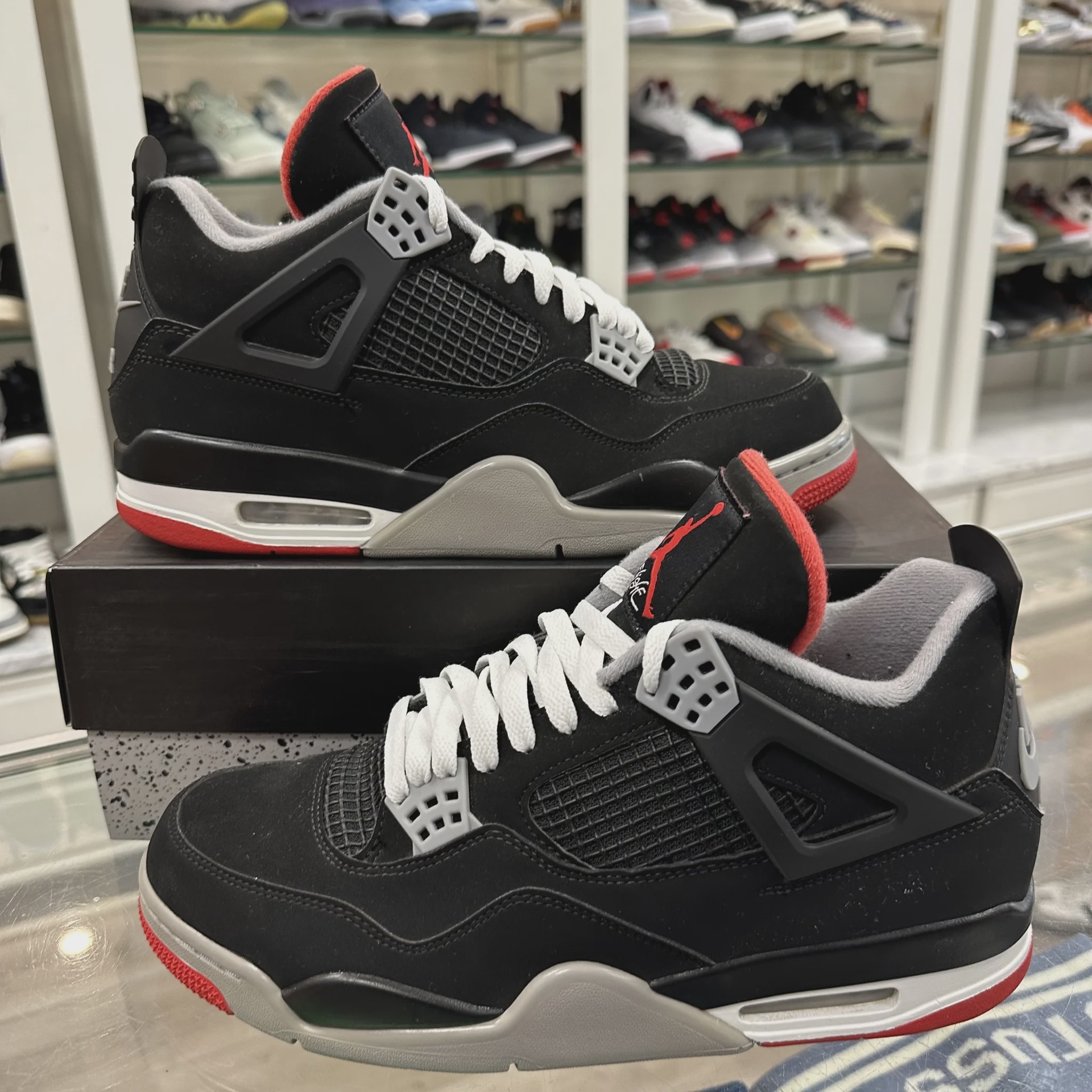 Jordan Air Jordan 4 Retro Black Red (2019) - Size US M 10