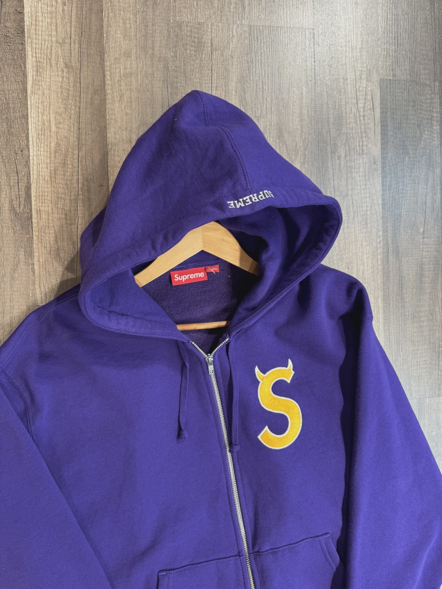 Supreme Devil S Logo Zip Up Hooded Sweatshirt • Brand New [1005] - photo 2