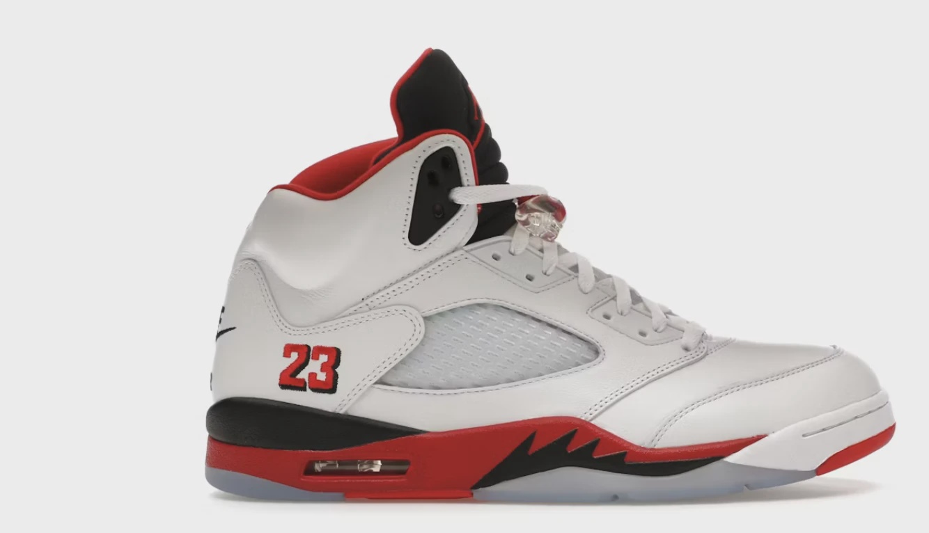 Air Jordan 5 Retro Fire Red Black Tongue (2025) • Brand New [7507]