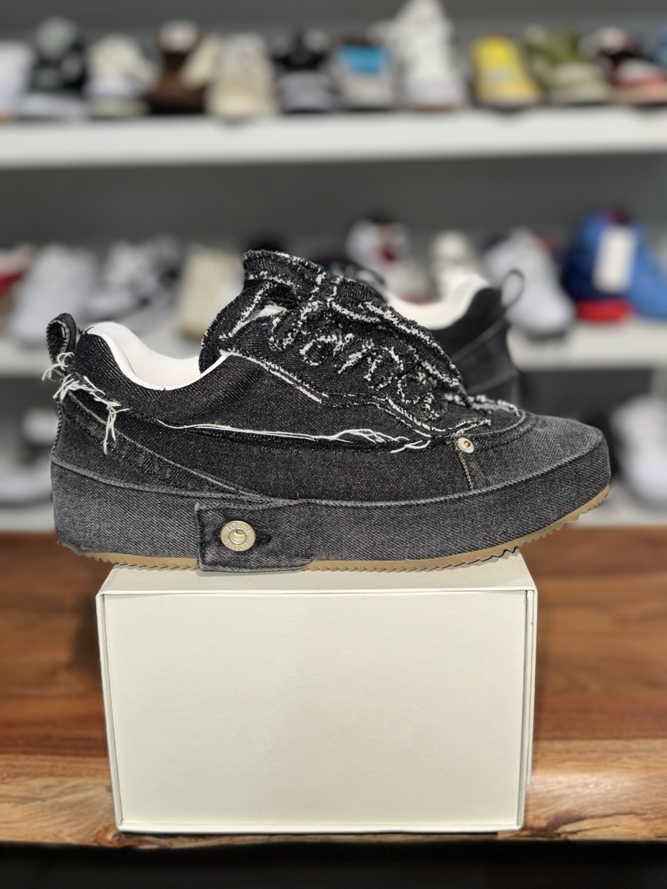 Loewe black denim sneakers - Brand New 2