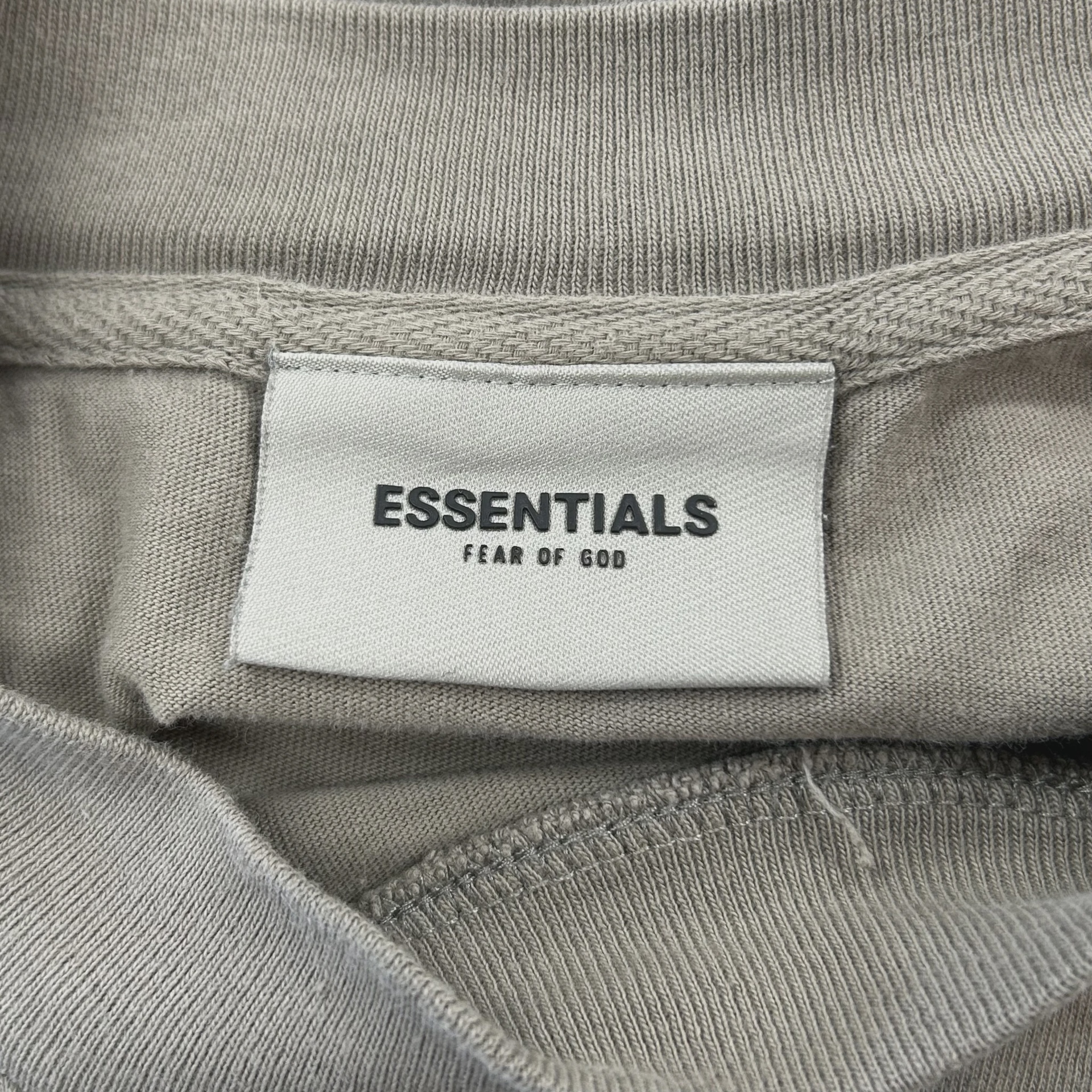 Fear of God Essentials Long-Sleeve Tee Taupe • Pre-Owned [8117] 2