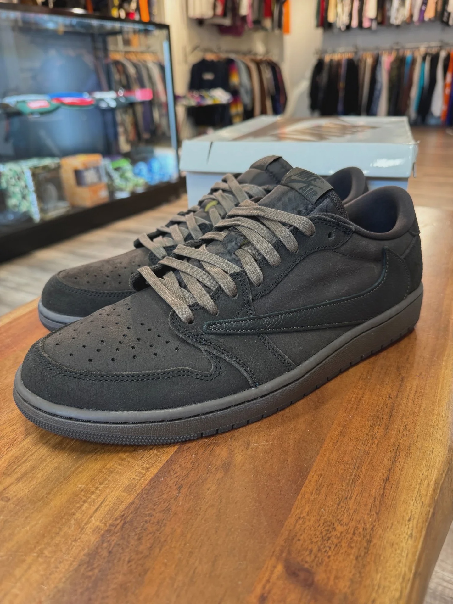 Jordan 1 Retro Low OG SP Travis Scott Velvet Brown • Pre-Owned [6429] - photo 4