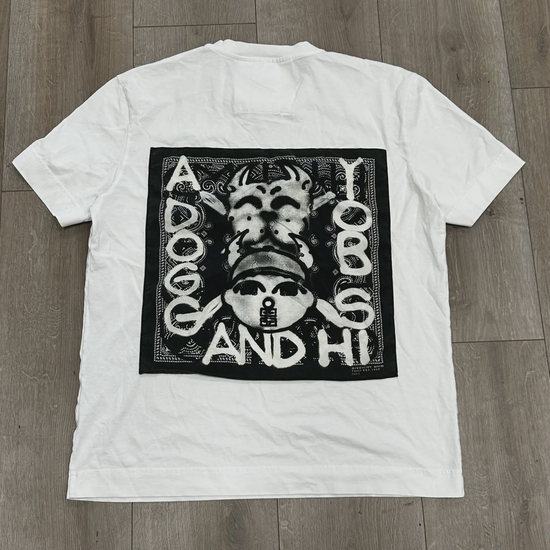 Givenchy Givenchy Chito 22SS Bandana Patch T-Shirt - Size L