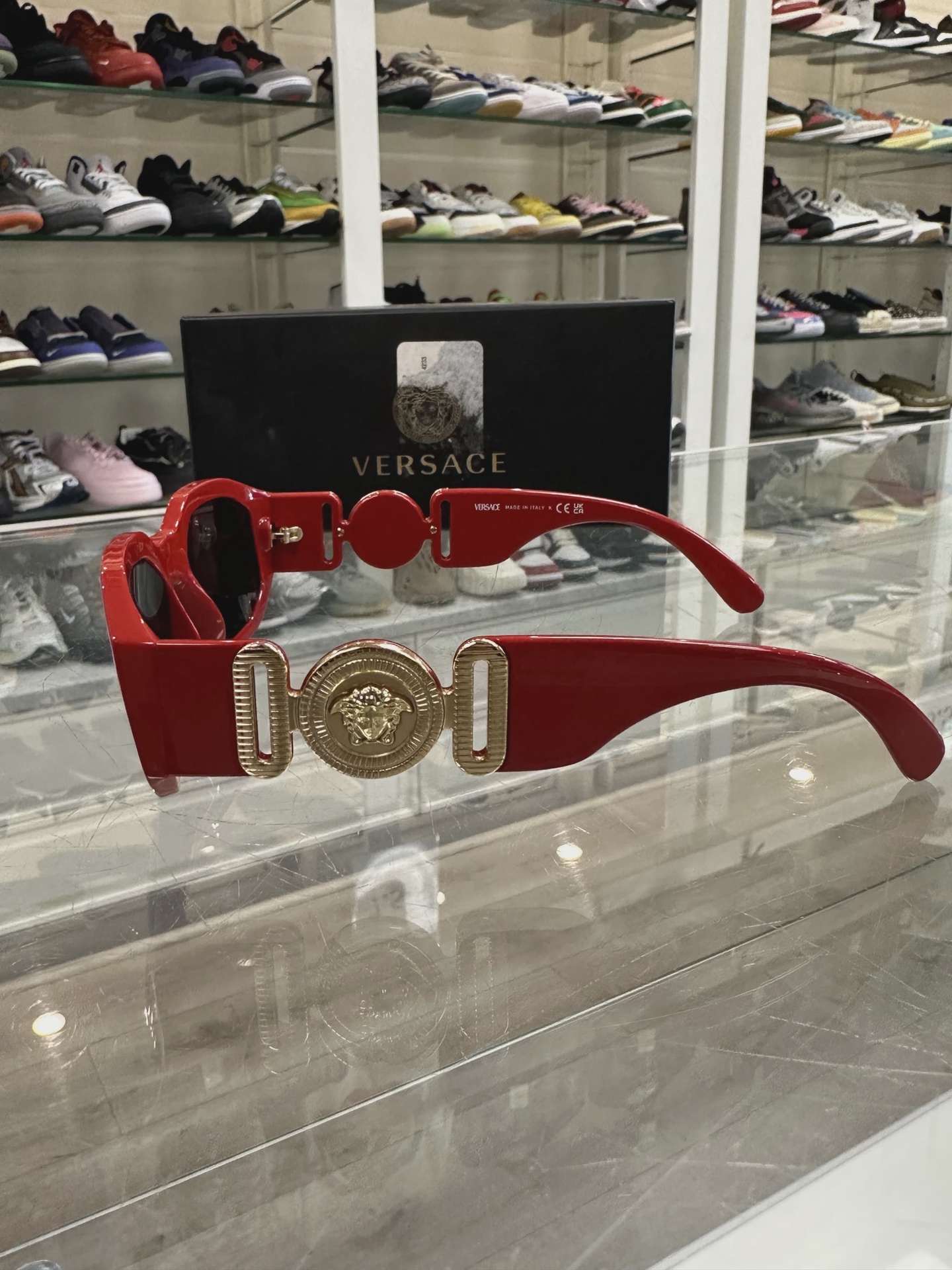 Versace Club Shades Red • Pre-Owned [2571] 5