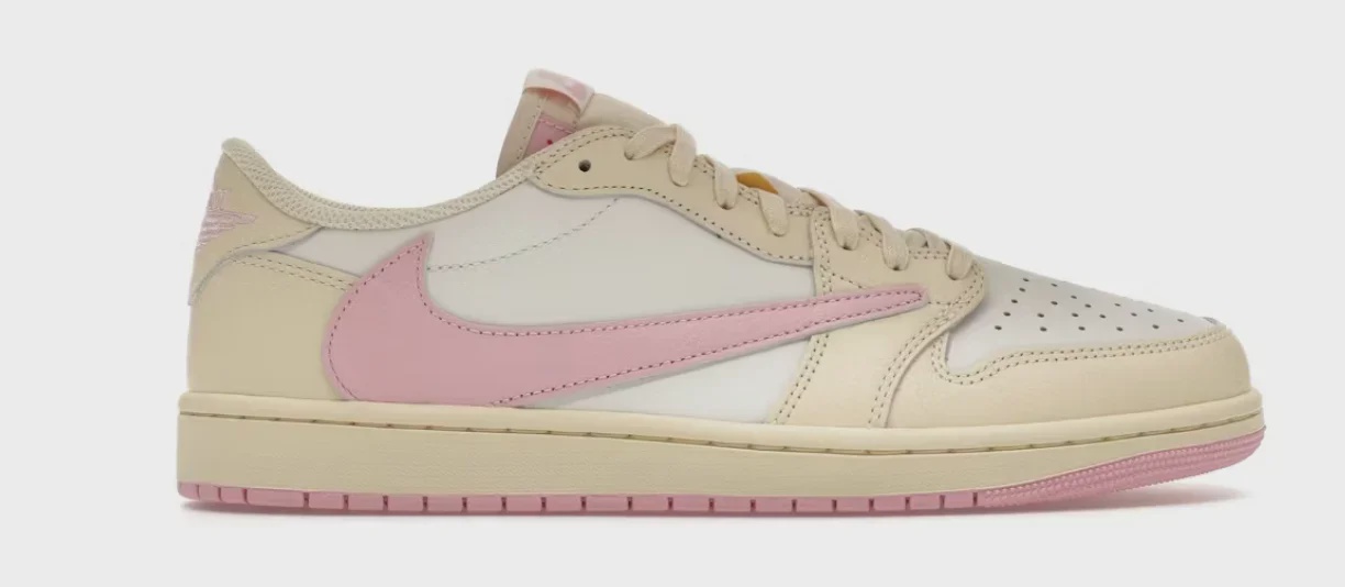 Jordan Jordan 1 Retro Low OG SP Travis Scott Shy Pink - Size US M 13
