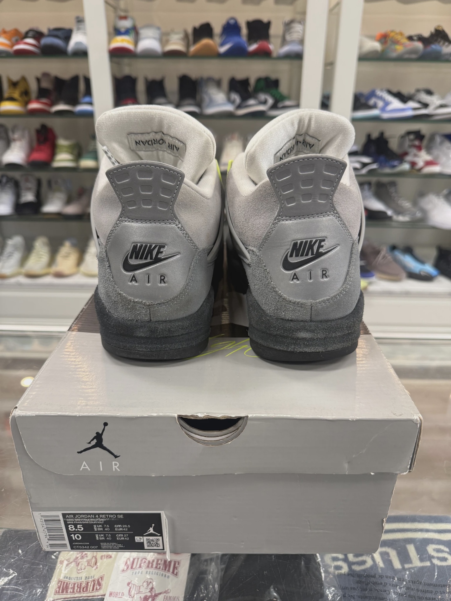 Air Jordan 4 Retro SE 95 Neon • Pre-Owned [3770] 2