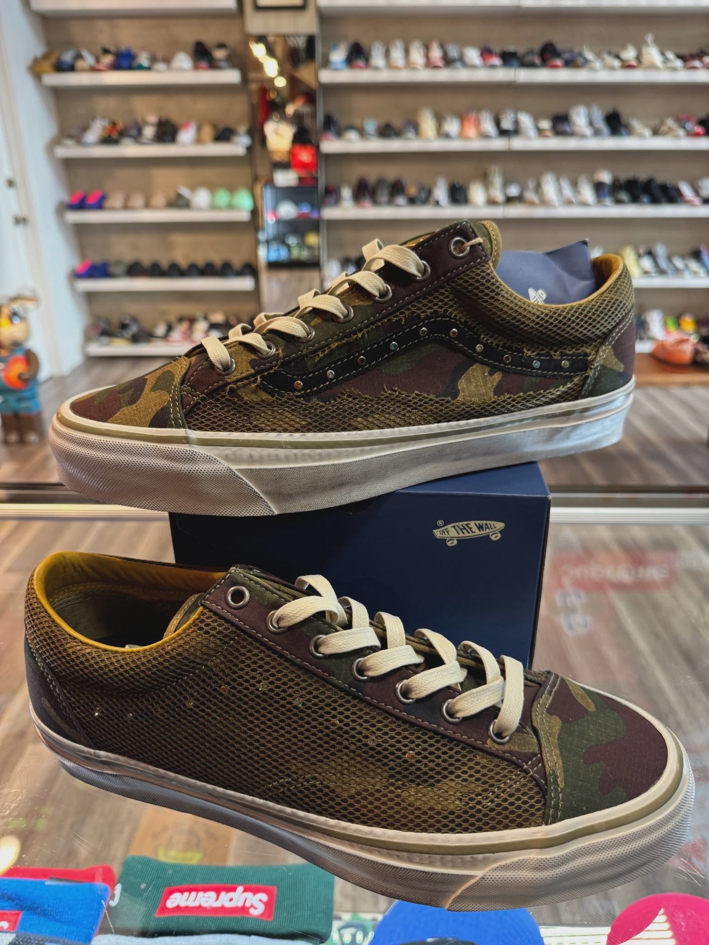 Vans Vans Premium Old Skool 36 Woodland Camo Green - Size US M 12