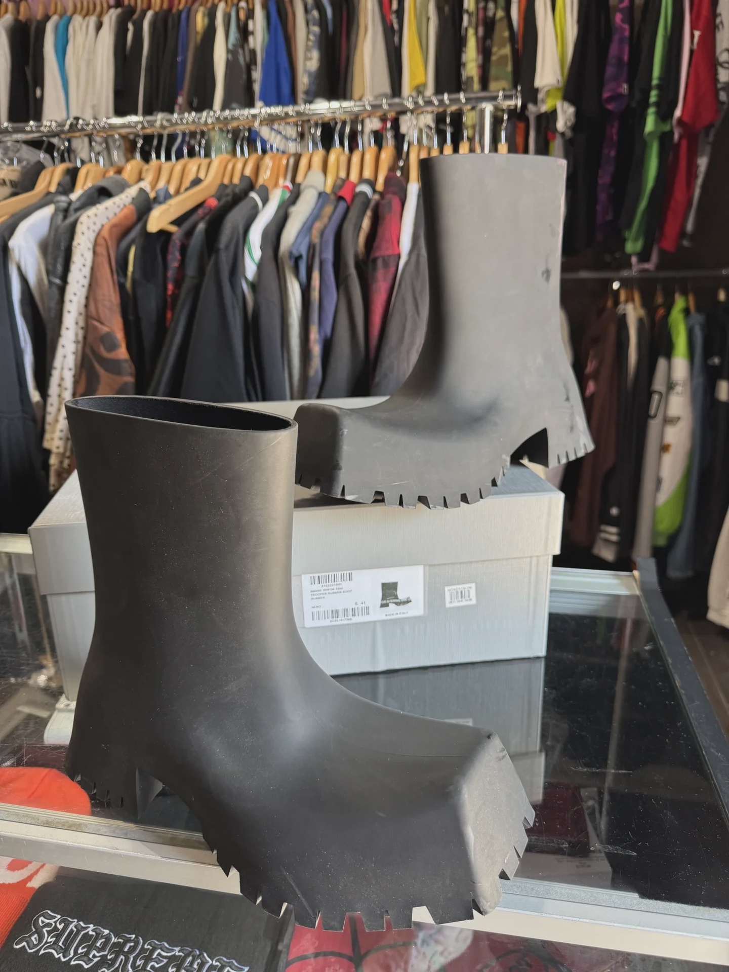 Balenciaga Balenciaga Trooper Rubber Boot - Size US M 8