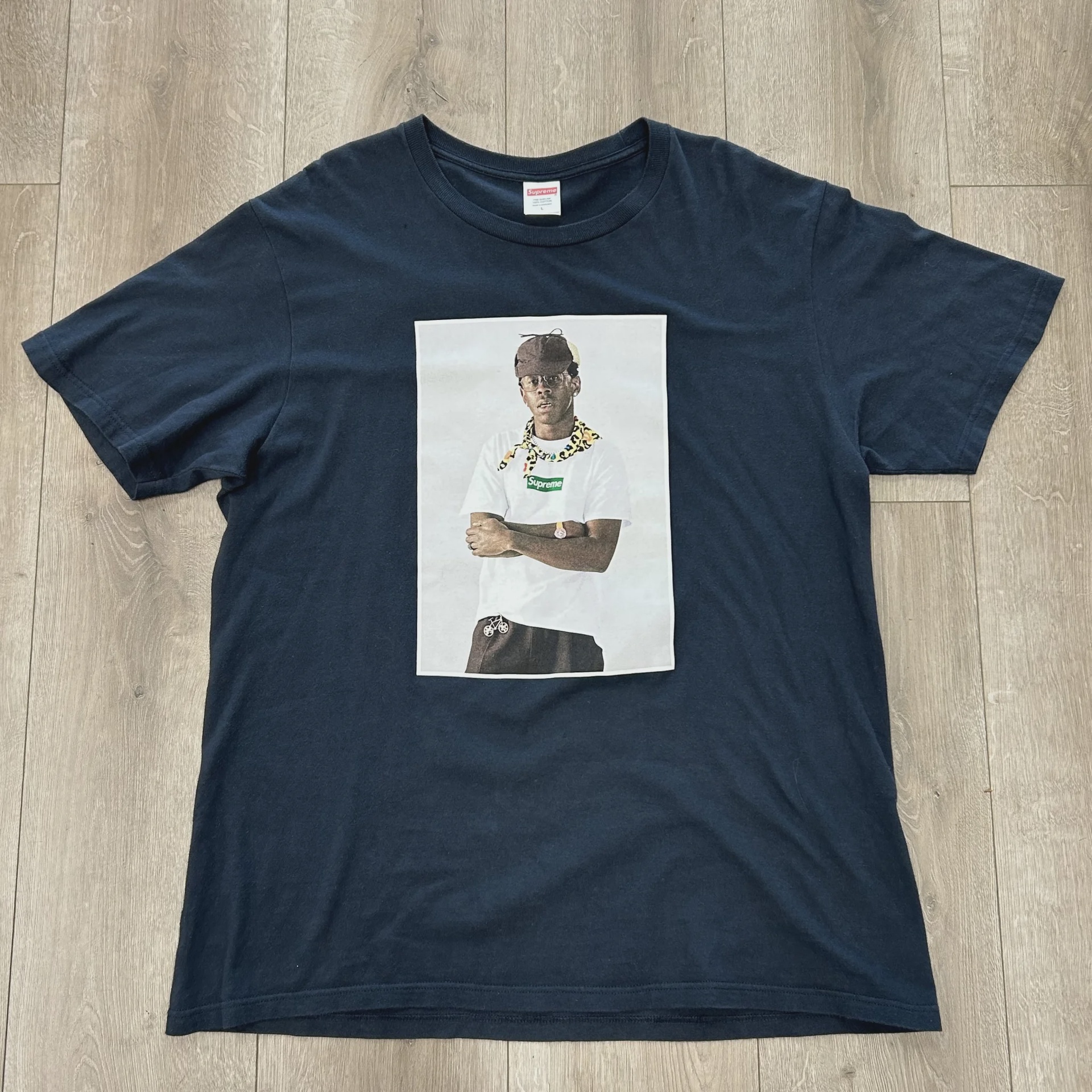 Supreme Supreme Tyler The Creator Tee Navy - Size L