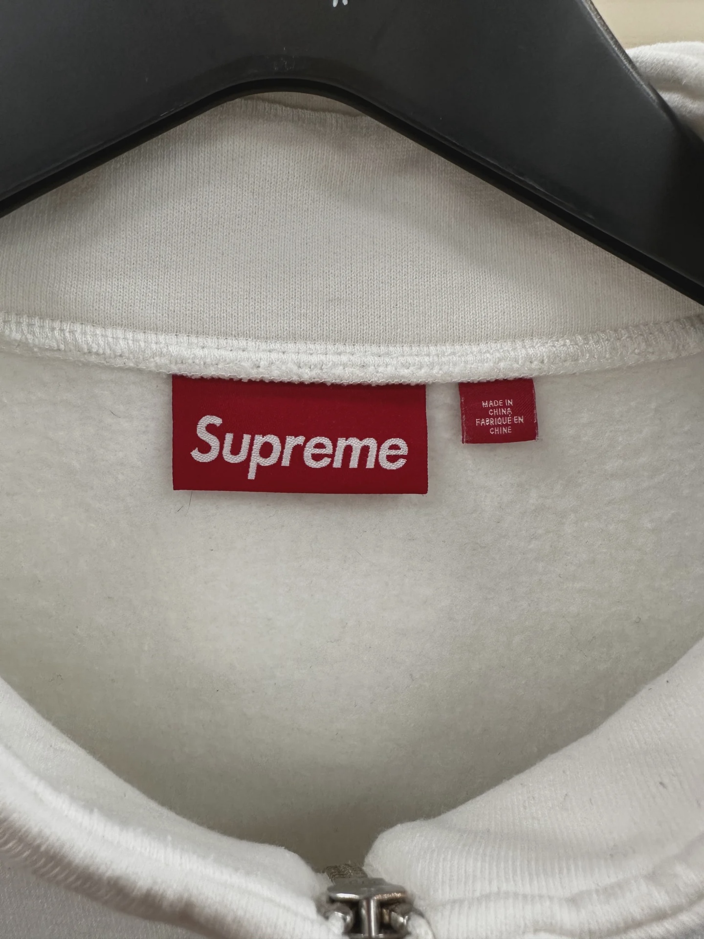 Supreme Mascots Zip Up Sweatshirt White • Pre-Owned [1560] - photo 7