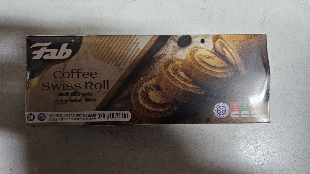 Fab Coffee Swiss Roll 350g (Only on Shop Visits)