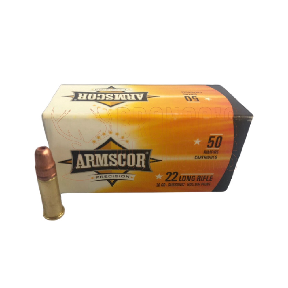 Armscor Subsonic Hollow Point .22 LR 40gr x 500 Rounds