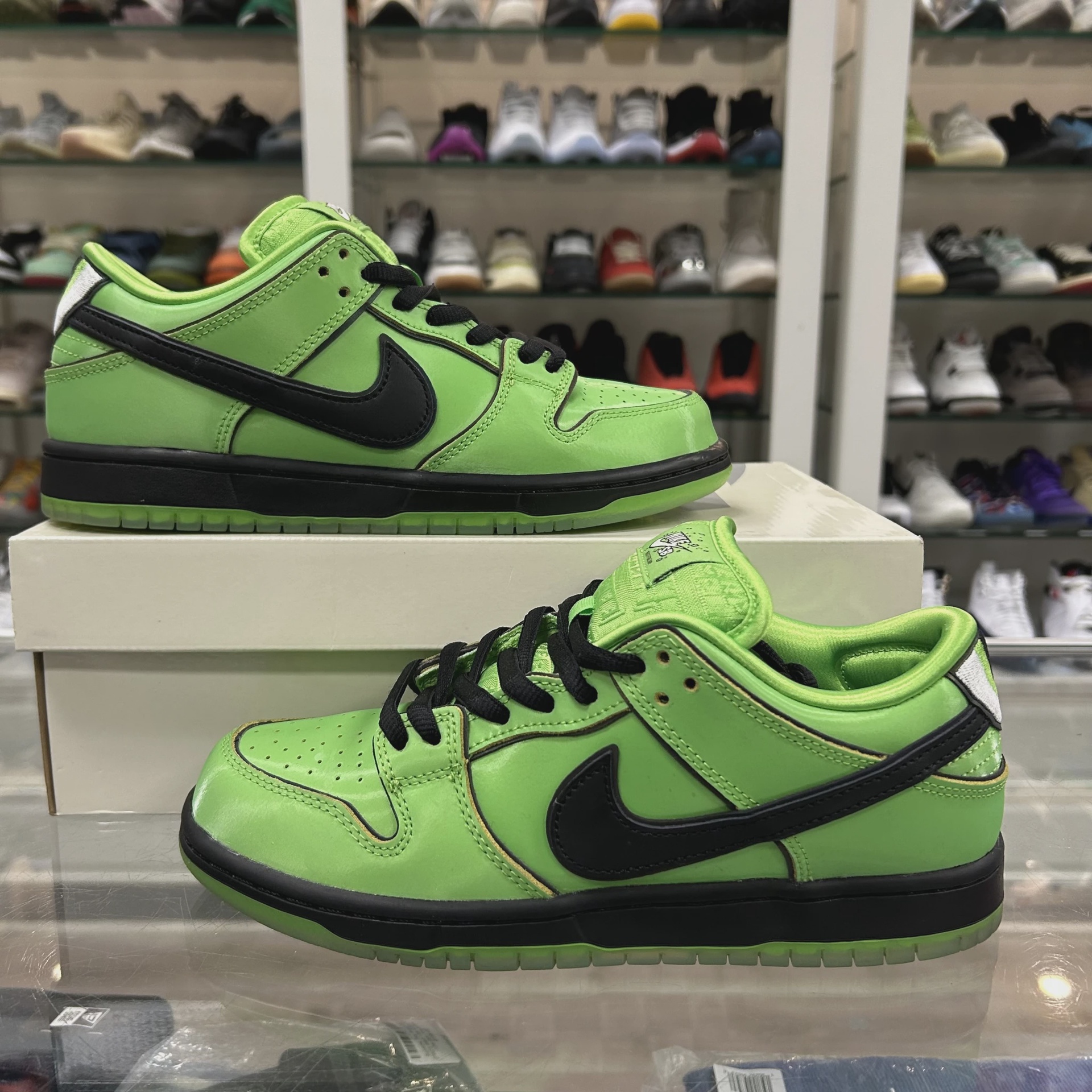 Nike SB Dunk Low The Powerpuff Girls Buttercup • Pre-Owned [1672] 8