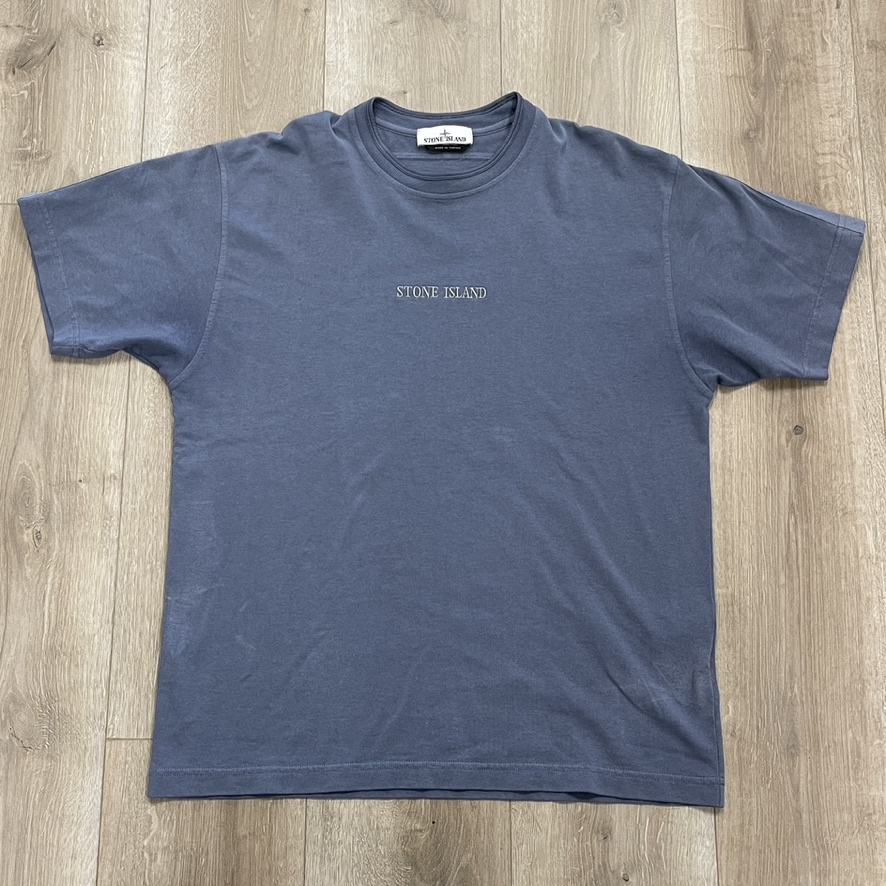 Stone Island Blue Tee Size Large Pre-Owned