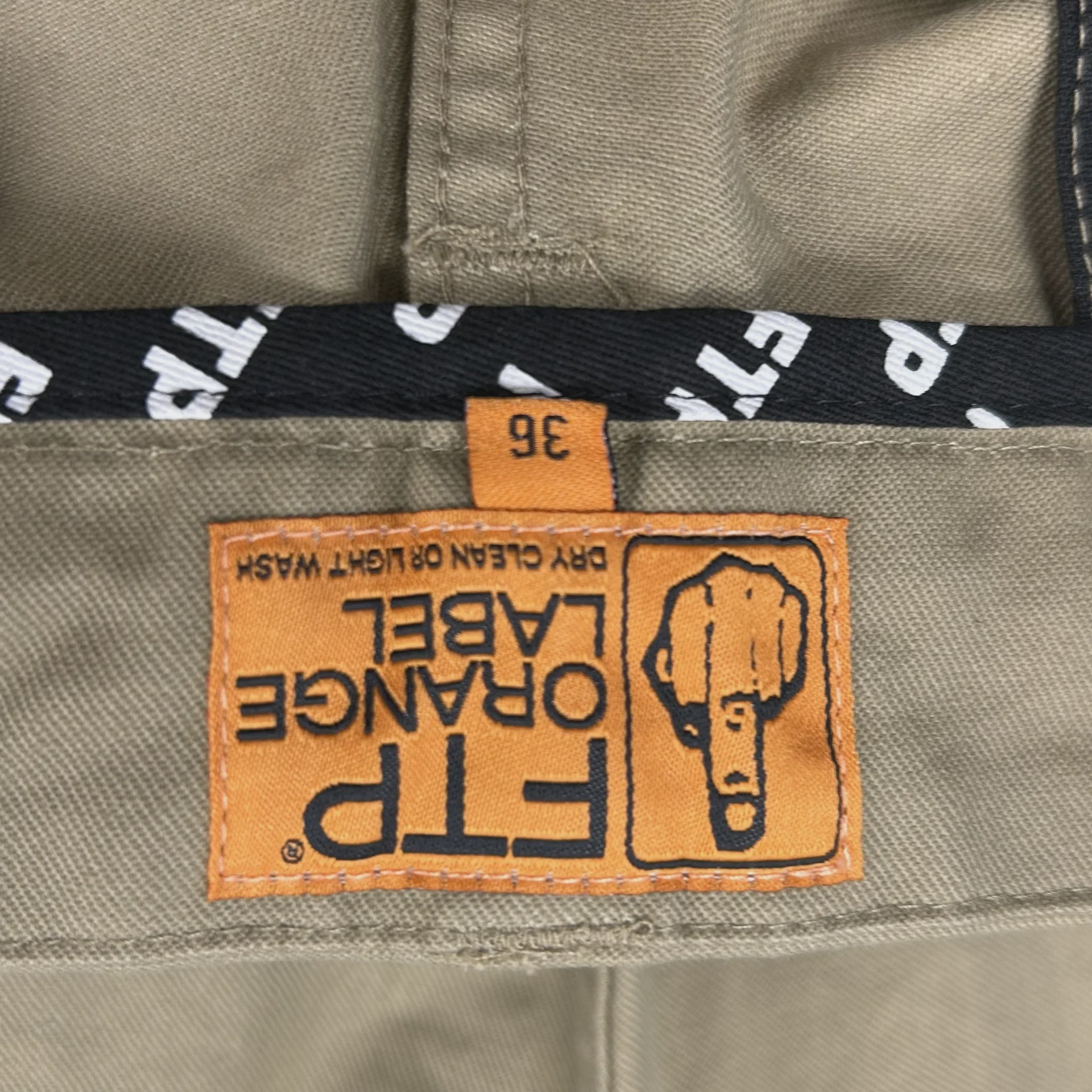Fuck The Population (FTP) Gray/Blue Logo Tape Work Pants  • Pre-Owned [9047] - photo 8