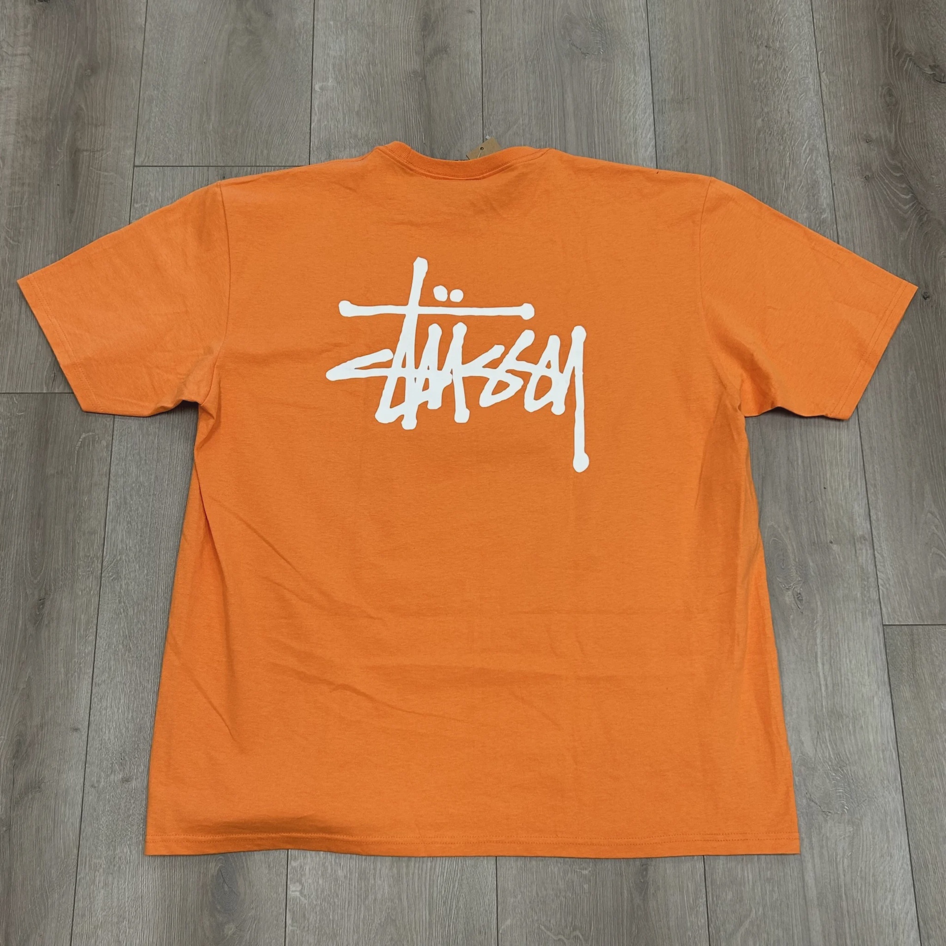 Stussy Stussy orange tee - Size XL