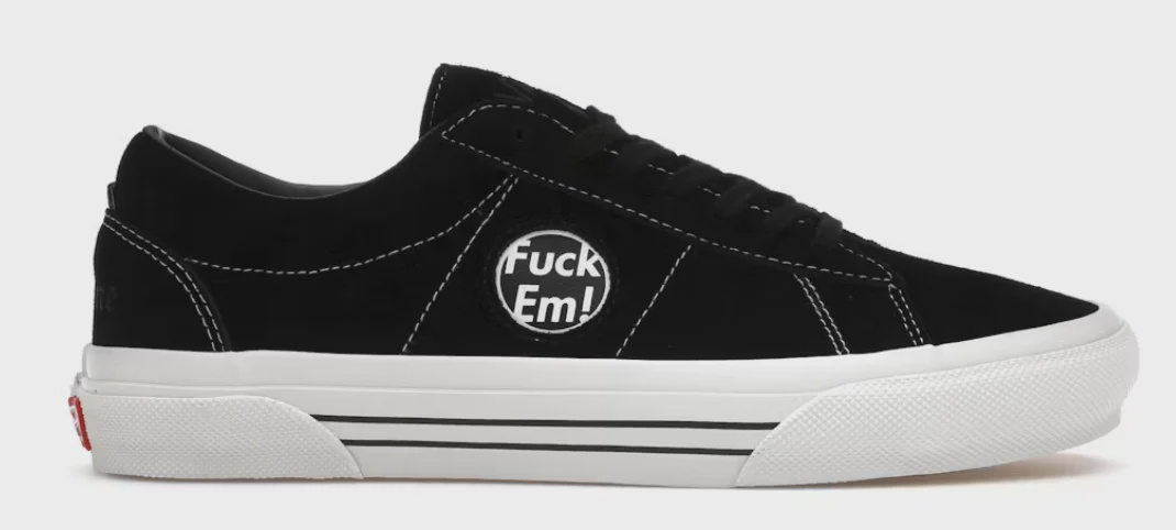 Vans Vans Sid Supreme Fuck Em Black - Size US M 12