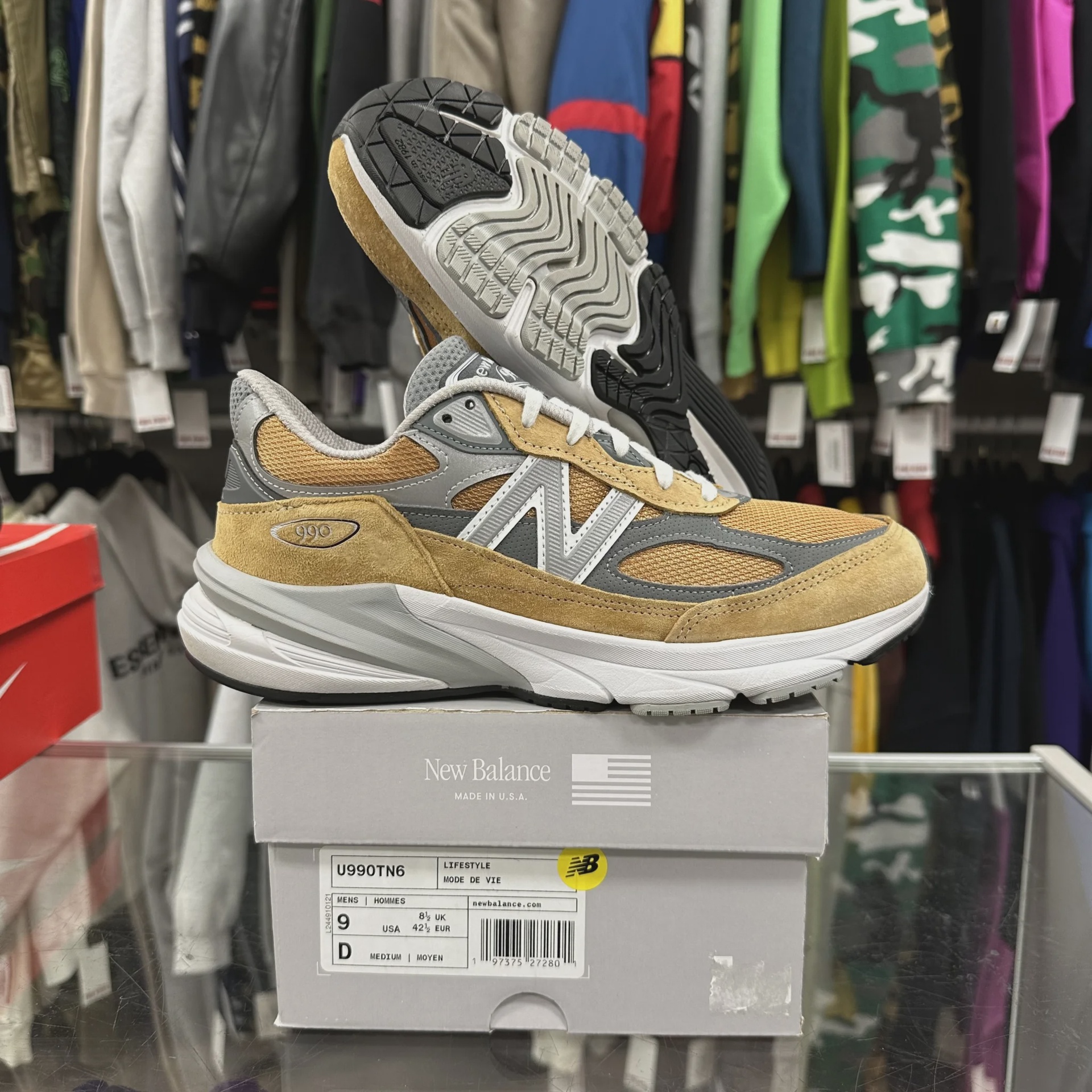 New Balance New Balance 990v6 MiUSA Workwear Grey - Size US M 9