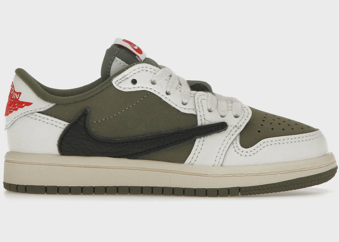 Jordan Air Jordan 1 Retro Low Original SP Travis Scott Medium Olive (Preschool) - Size 3Y