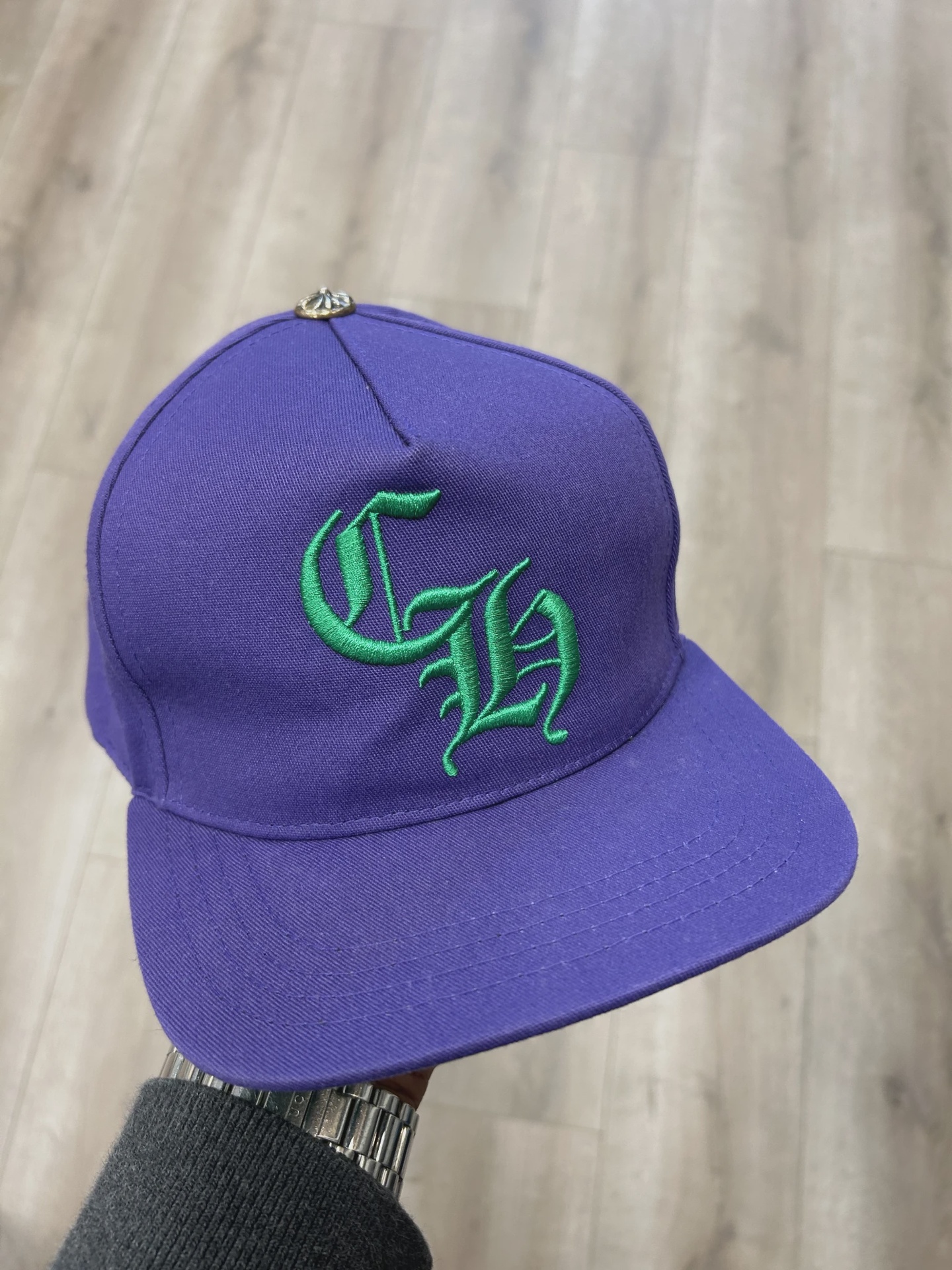 Chrome hearts purple hat • Pre-Owned [4134]