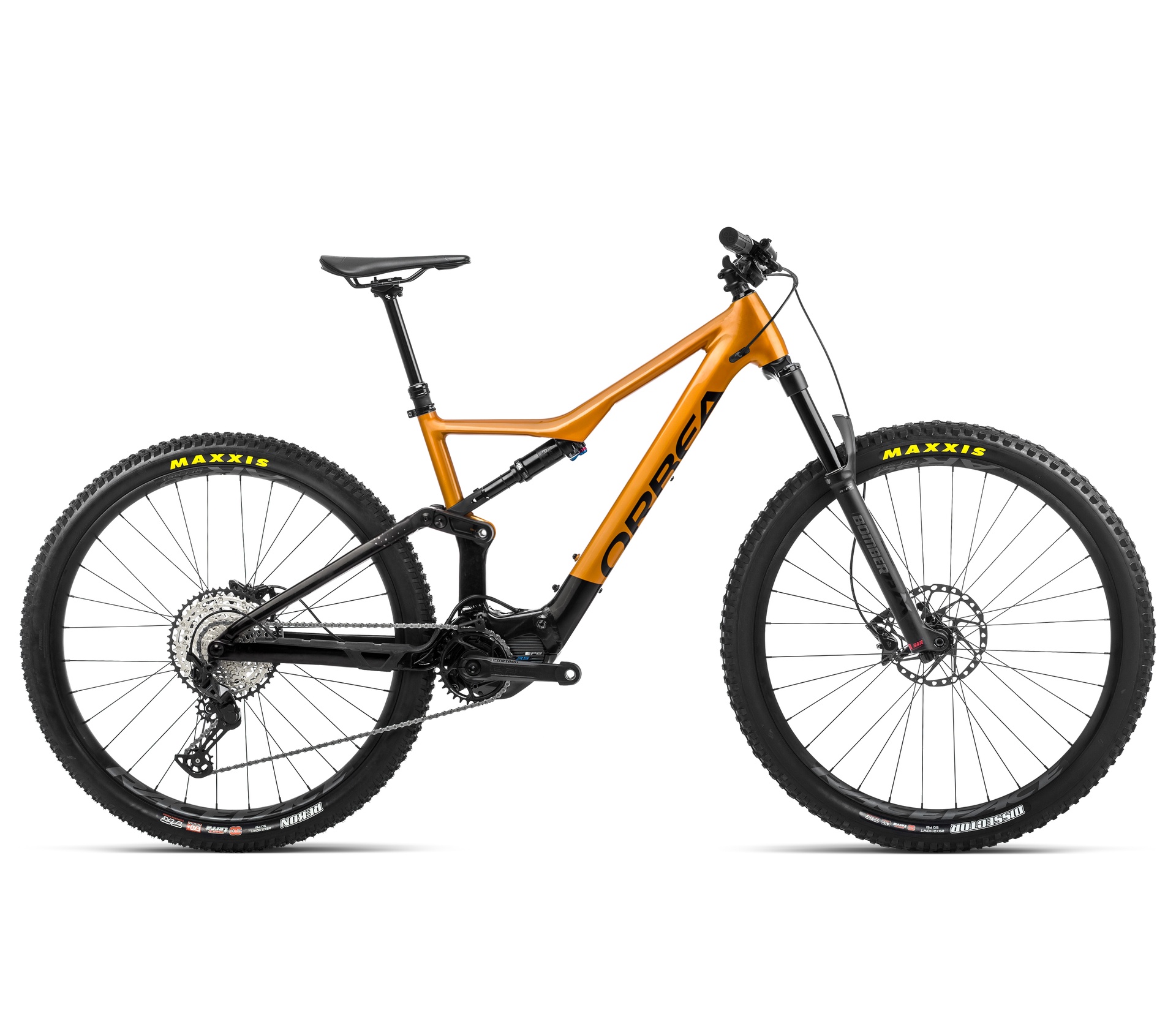 Orbea Rise H30 EMTB - Large, Orange