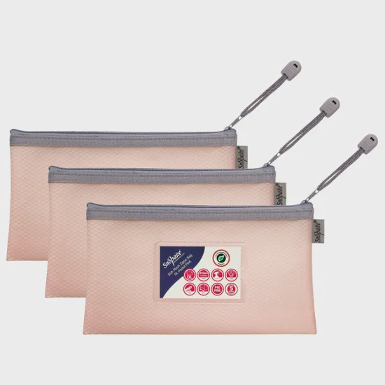 Snopake Pastel Zippa Bags