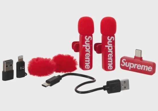 Supreme Mini Mics (Set of 2) Red • Brand New [2474] - photo 2