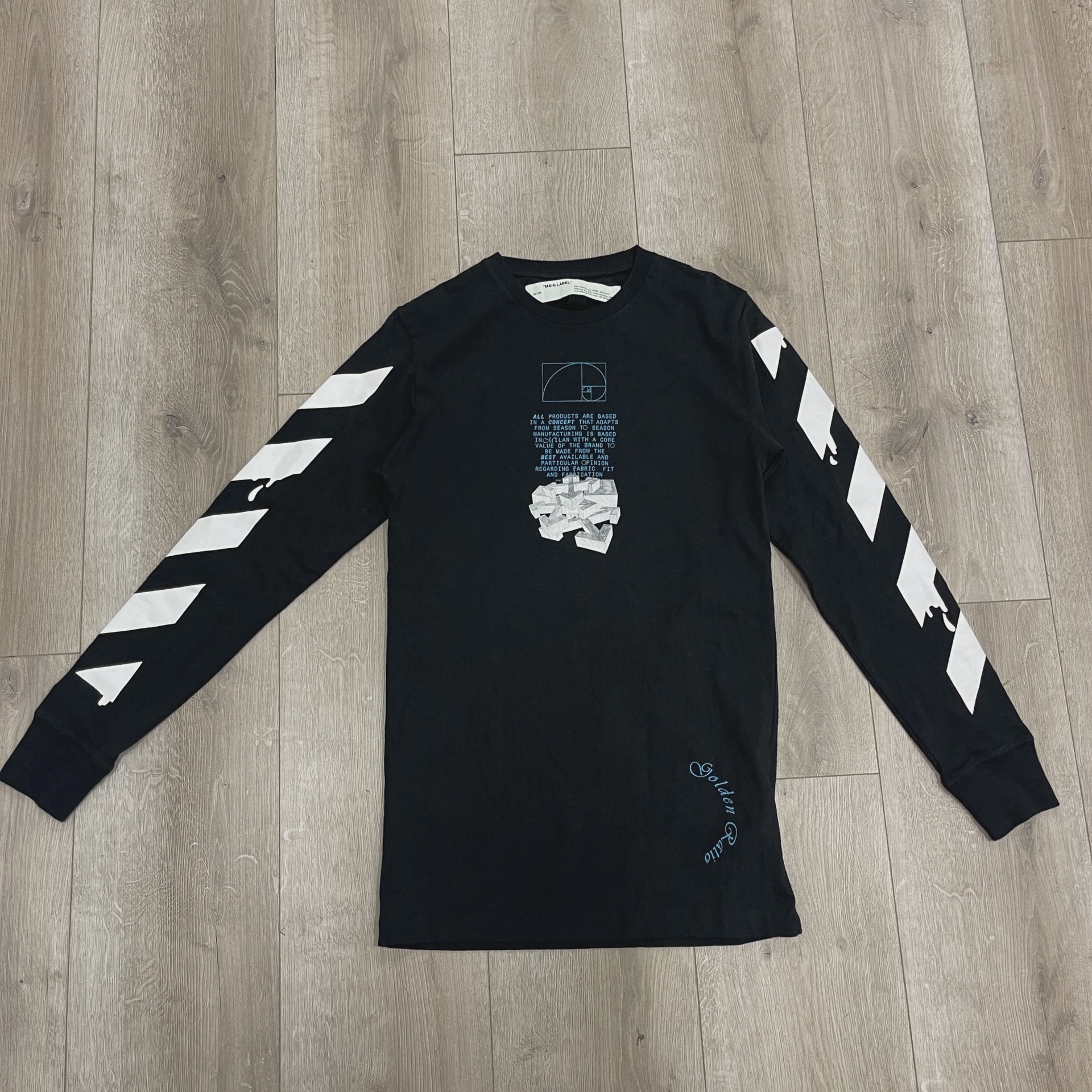 Off-White Dripping Arrows Long Sleeve Tee • Pre-Owned [1953]