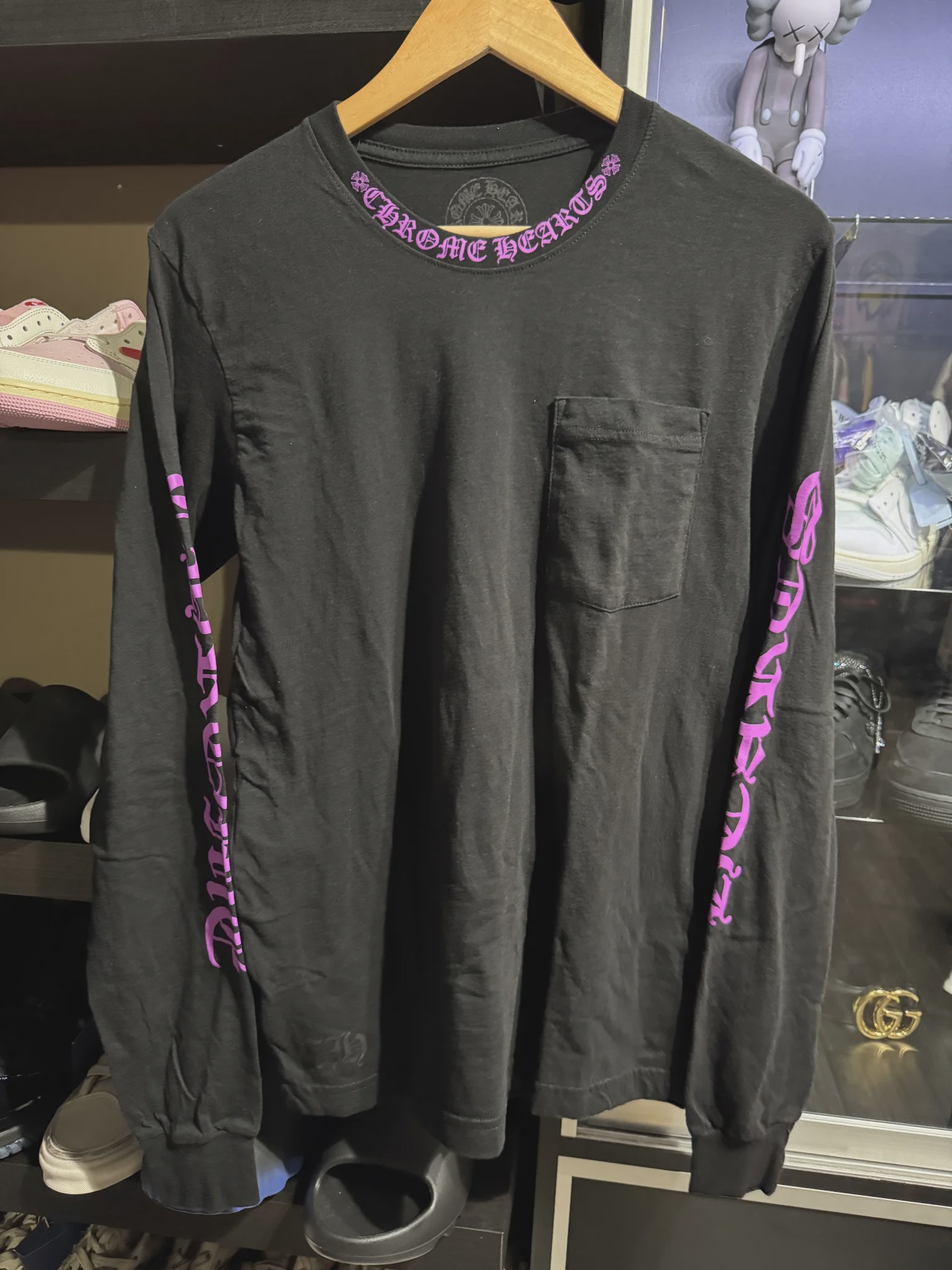 Chrome Hearts  Purple LS Tee • Pre-Owned [3875]