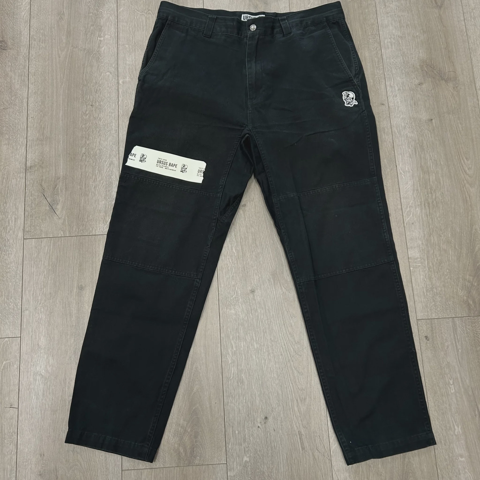 BAPE URSUS BAPE worker trousers Black - Size L