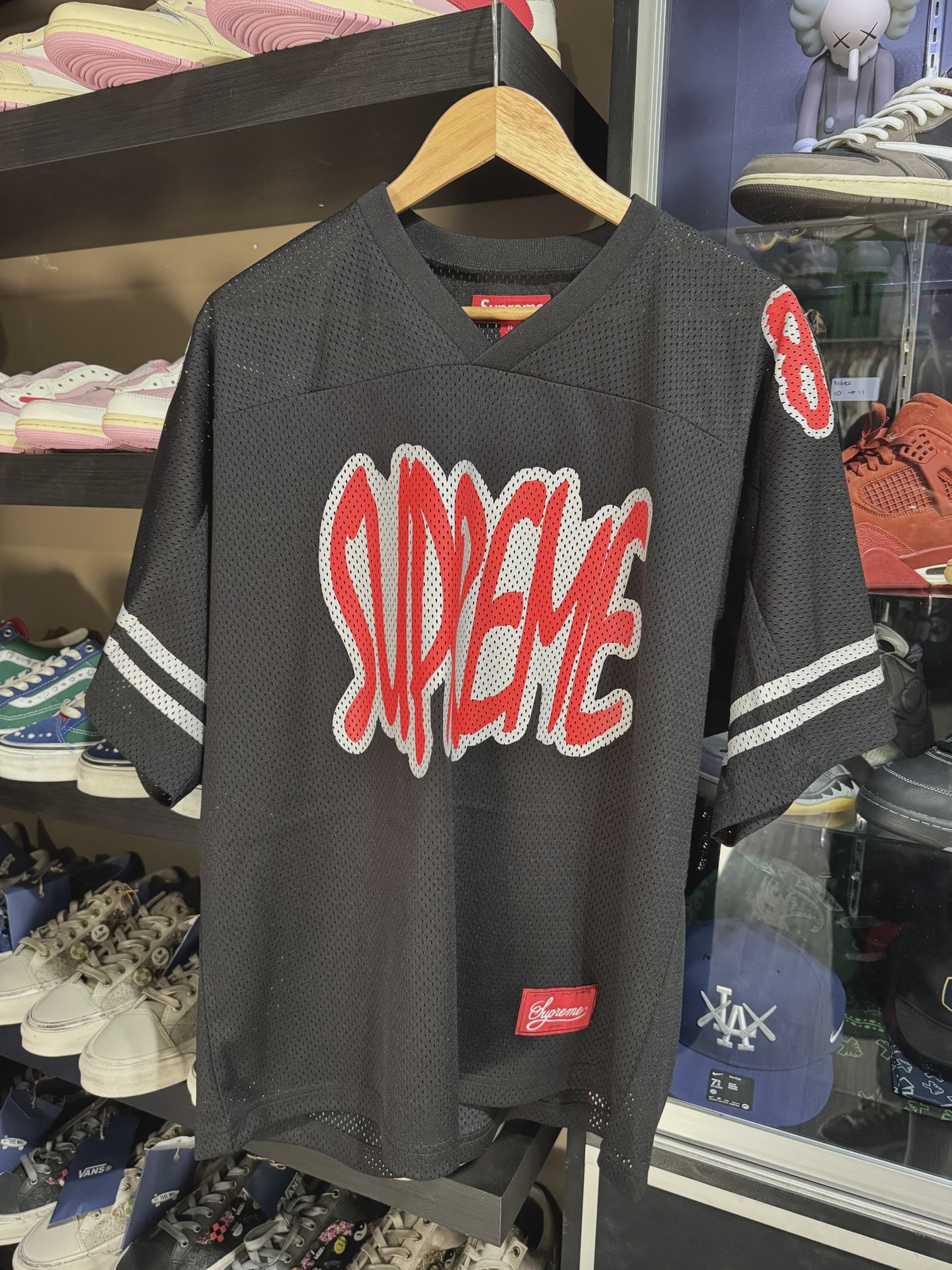 Supreme Supreme Reflective Football Jersey Black M - Size M