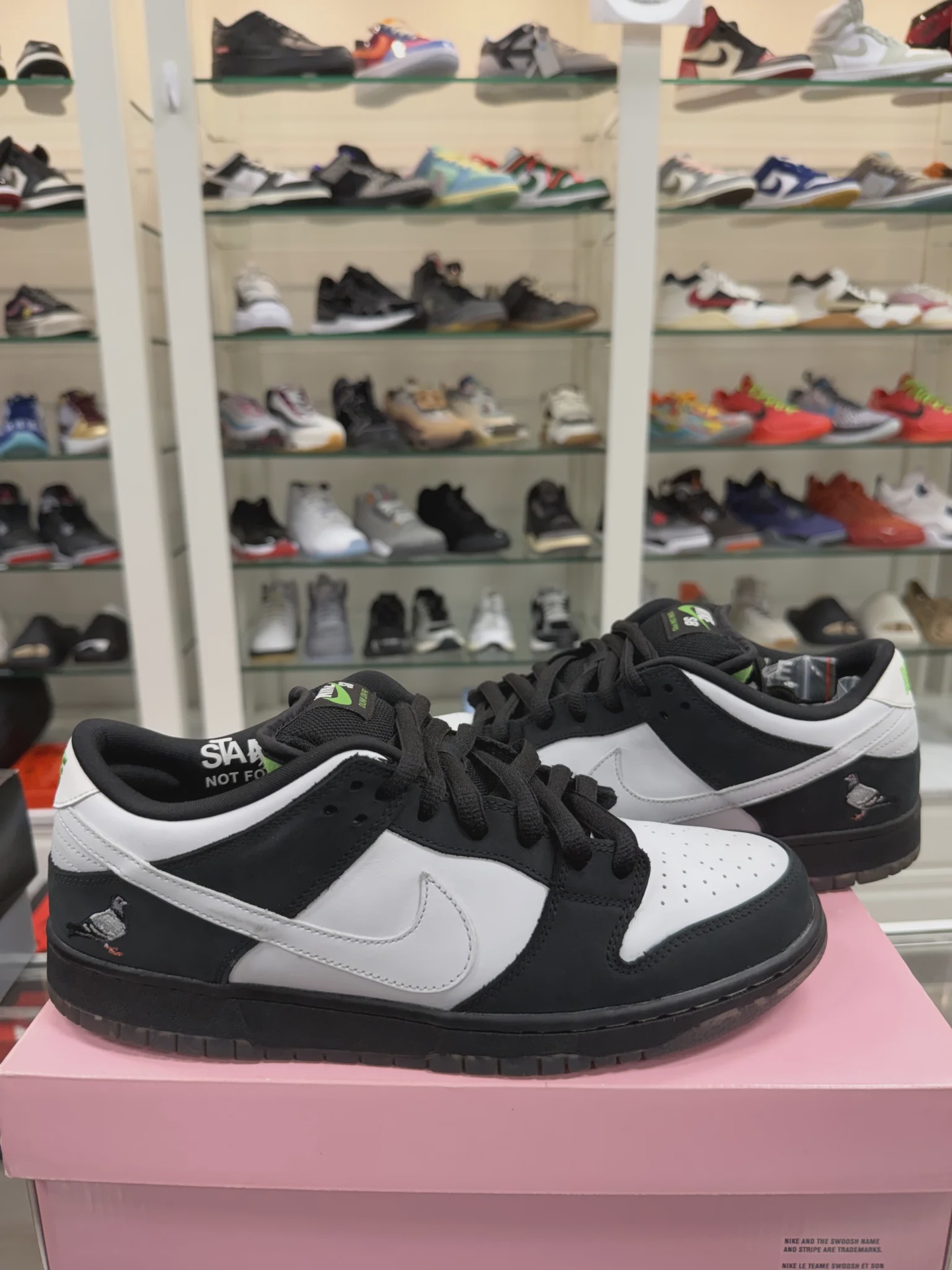 Nike Nike SB Dunk Low Staple Panda Pigeon - Size US M 10.5