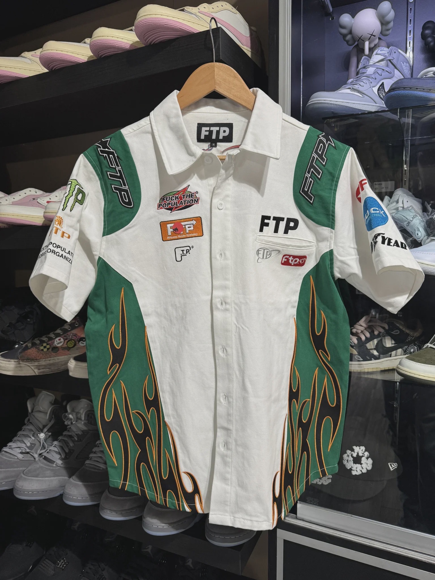 FTP FTP Racer Polo Button UP - Size M