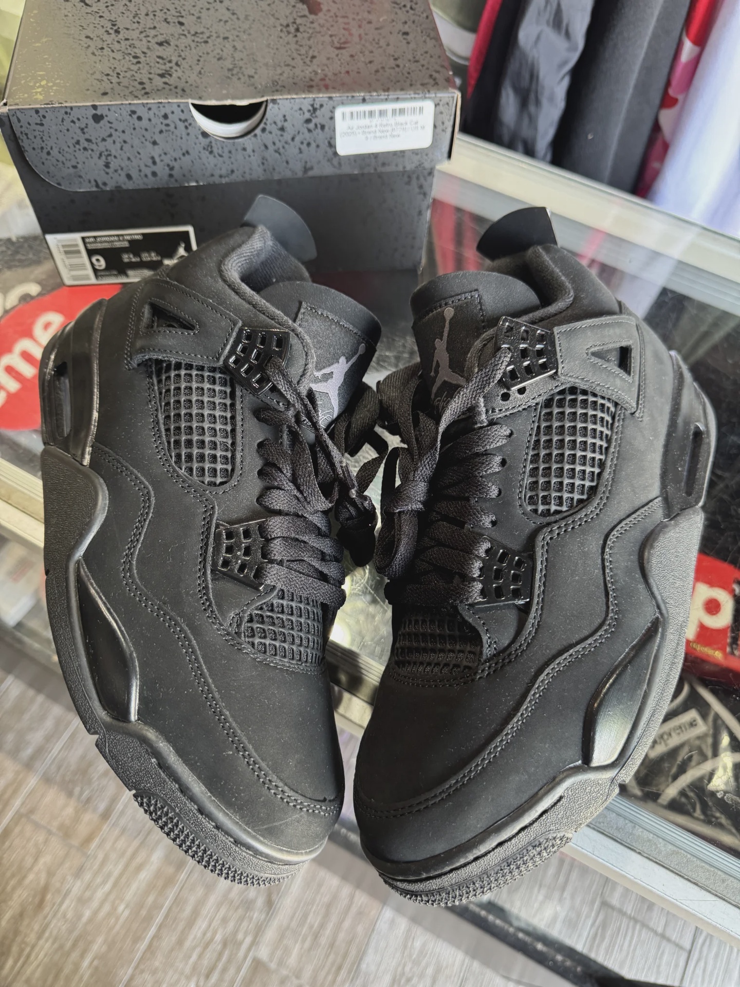 Jordan Air Jordan 4 Retro Black Cat (2025) - Size US M 9