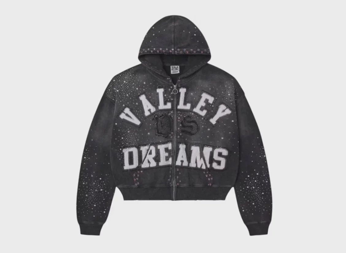 Vale Vale Forever Classico Zip Up Hoodie Black L - Size L