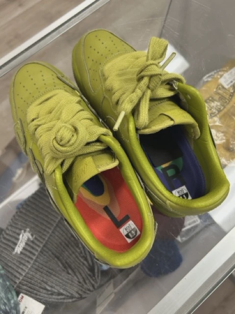 Nike Air Force 1 Low Cactus Plant Flea Market Moss No Box  • Pre-Owned [2120] 5