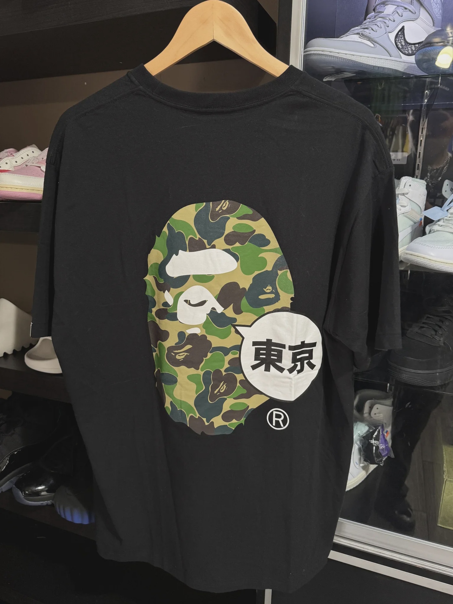 A Bathing Ape Black Camo Tee • Pre-Owned [9434] - photo 2