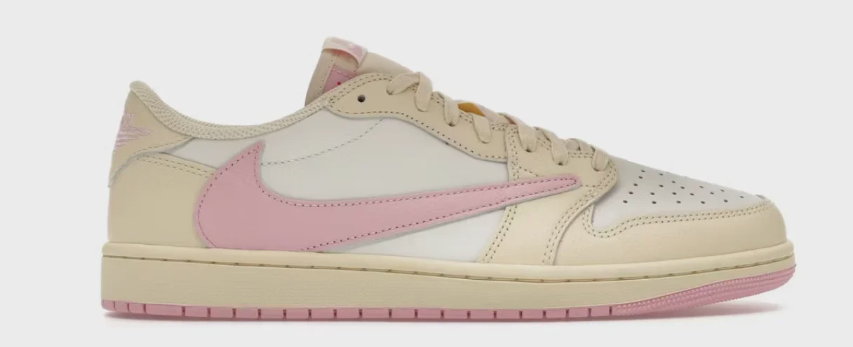Jordan Jordan 1 Retro Low OG SP Travis Scott Shy Pink - Size US M 9.5