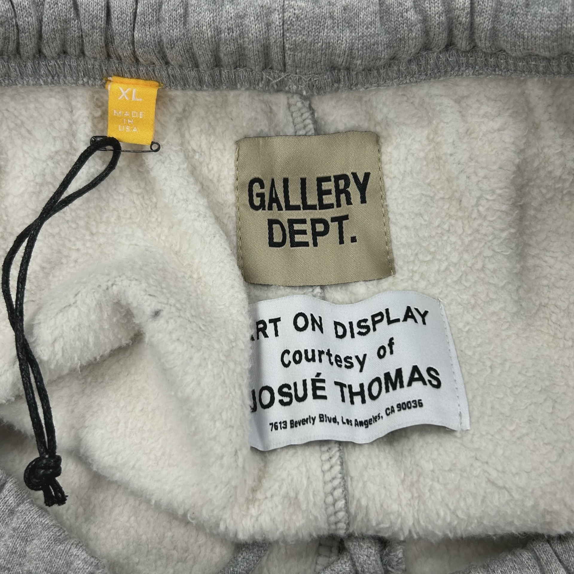 Gallery Dept. Painted Logo Flare Sweatpants in Heather Grey • Pre-Owned [1358] - photo 7