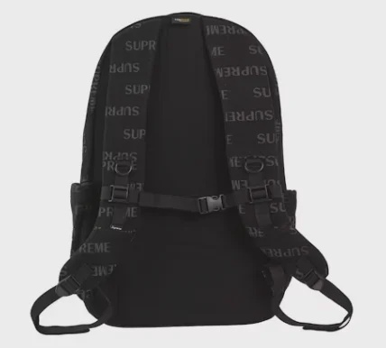 Supreme Logo Backpack (FW26) Black • Brand New [8194] - photo 4