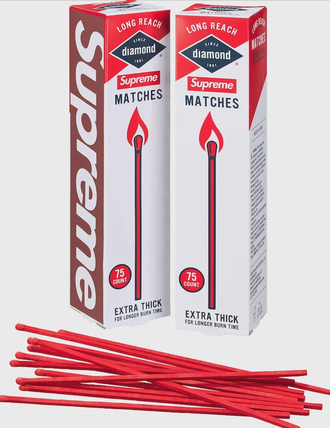 Supreme X Diamond Matches - Pack Of 75 • Brand New [4960]