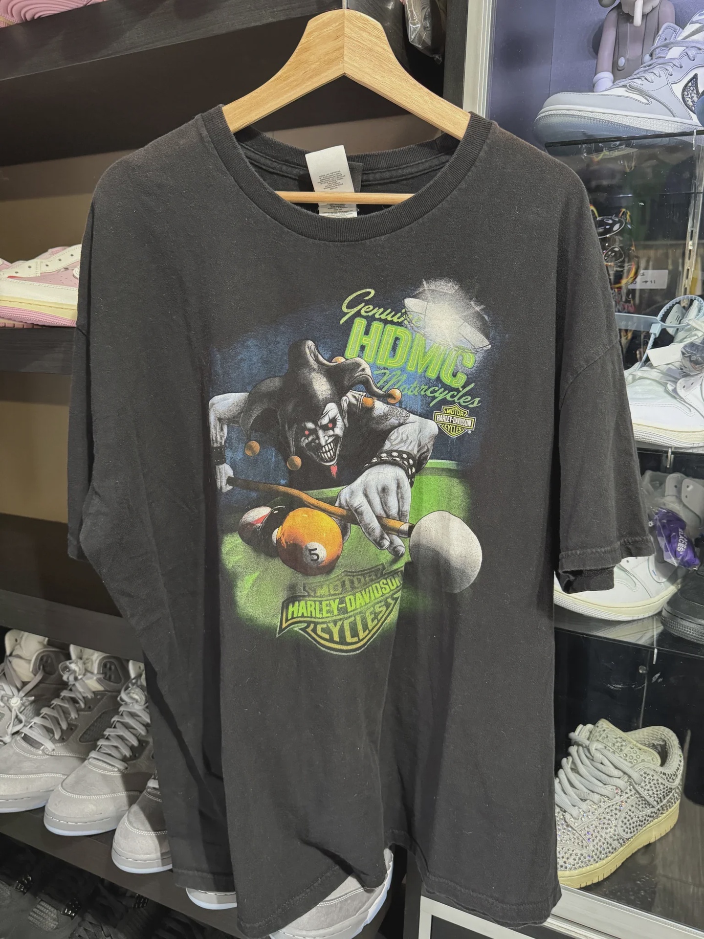 Harley Davidson Harley Davidson Biker Clown Pool Tee - Size XXL