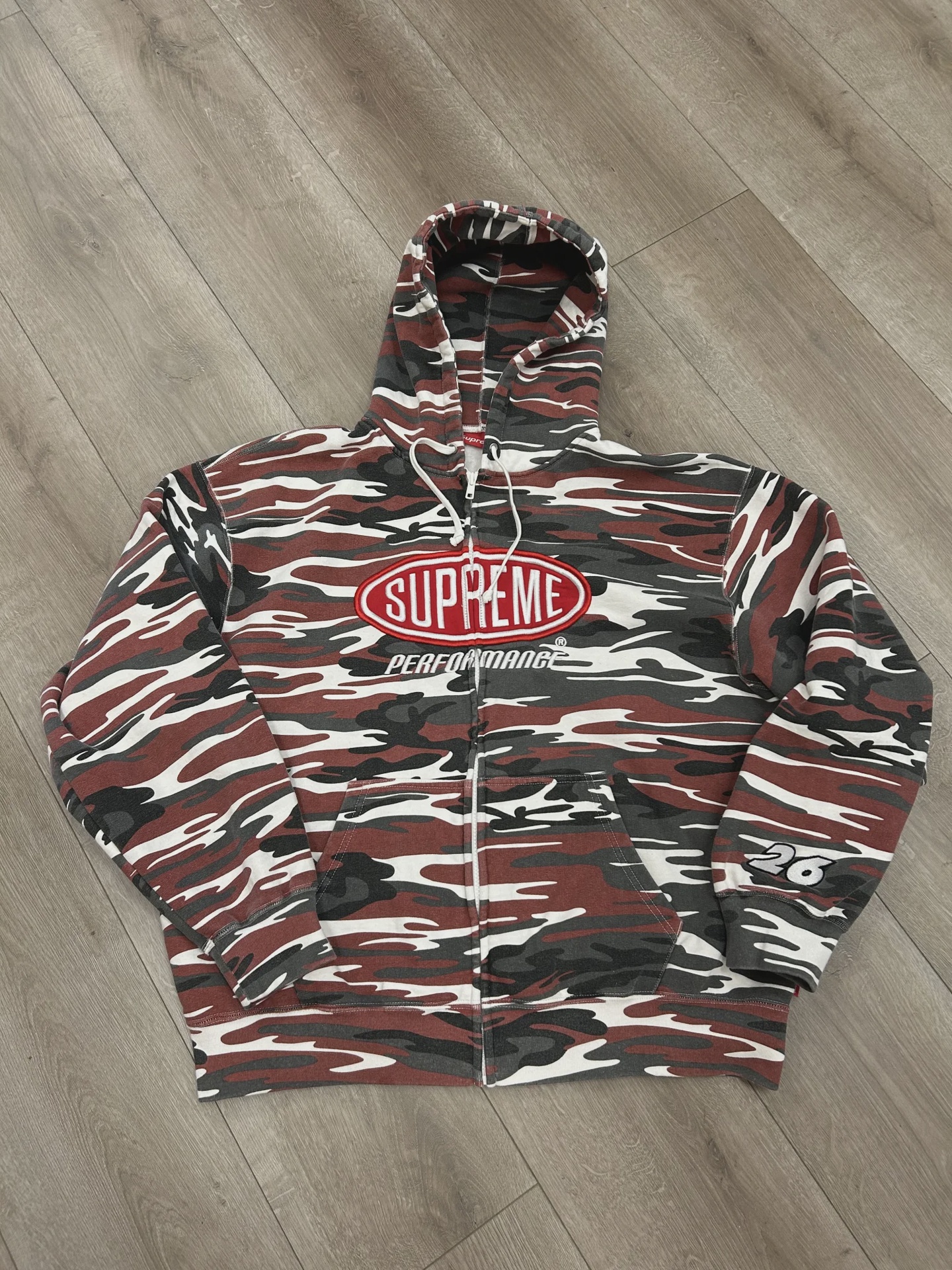 Supreme Camo Performance Zip Up • Pre-Owned [4815] - photo 1
