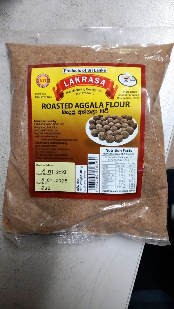 Lakrasa Roasted Aggala Mix Flour 400g